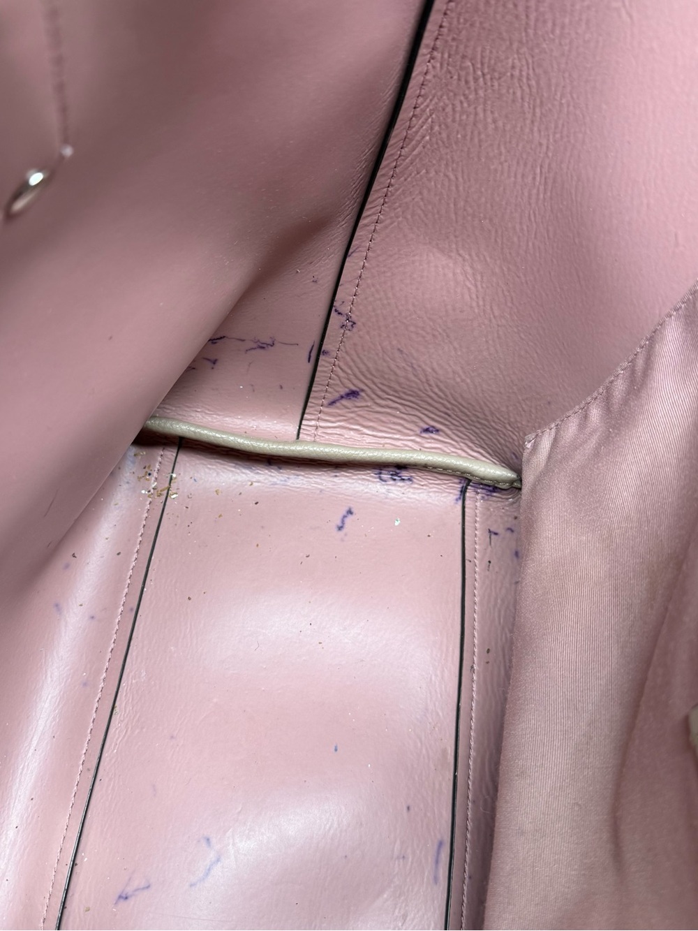 Coach Pebbled Leather Tote in Taupe - Picture 12 of 16